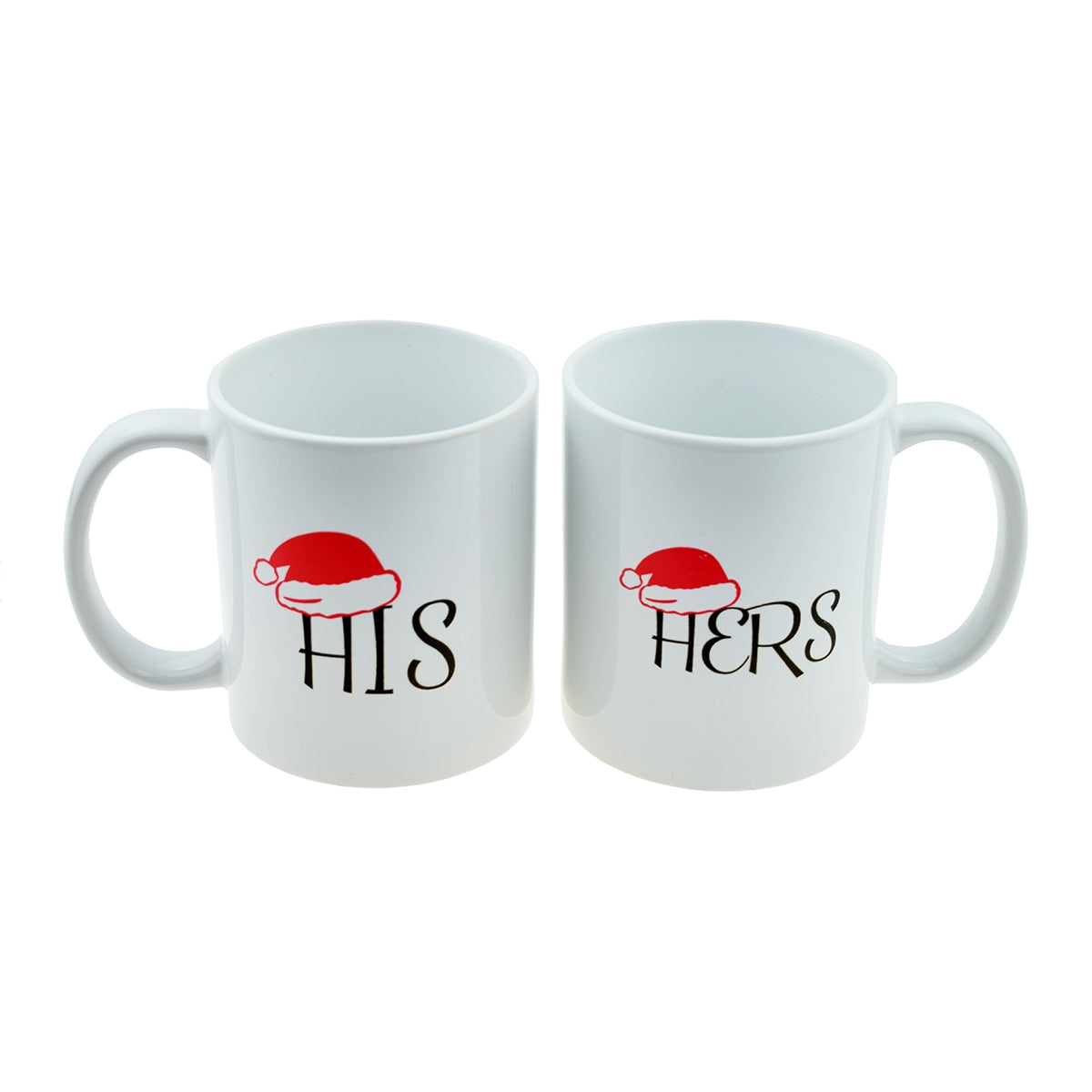 Christmas Mug Set – His and Hers Santa Hat Cups | Ashton and Finch