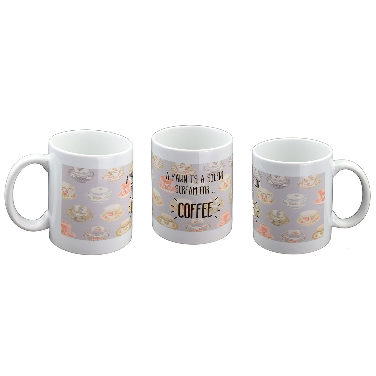 Funny Coffee Mug – A Yawn Is a Silent Scream Cup | Ashton and Finch