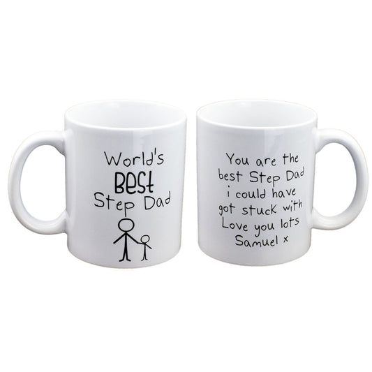 Personalised Step Dad Mug – Worlds Best Custom Cup | Ashton and Finch