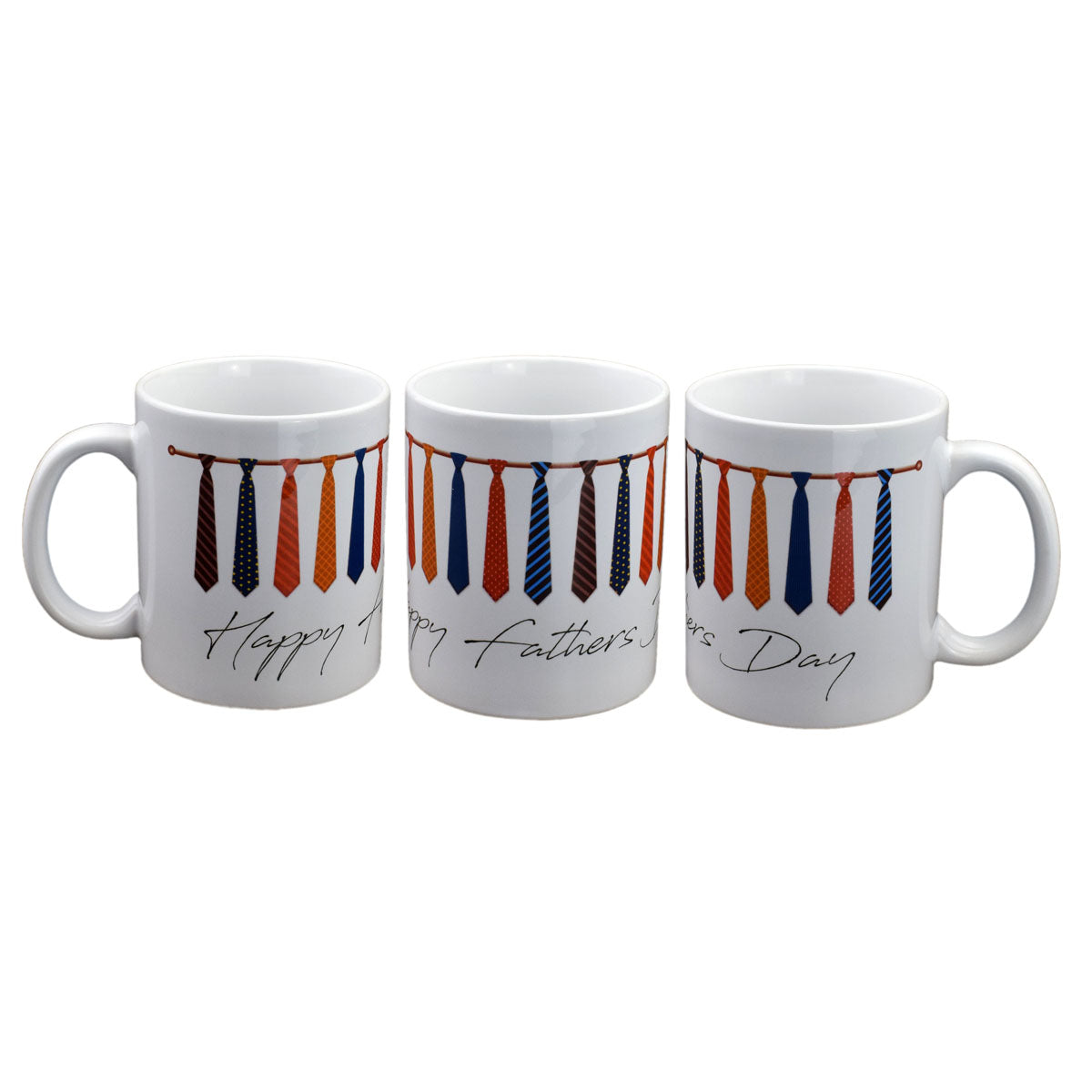 Fathers Day Mug – Coloured Ties Dad Coffee Cup | Ashton and Finch