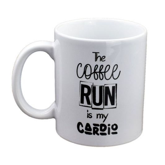 Coffee Run Mug – Cardio Exercise Funny Cup | Ashton and Finch