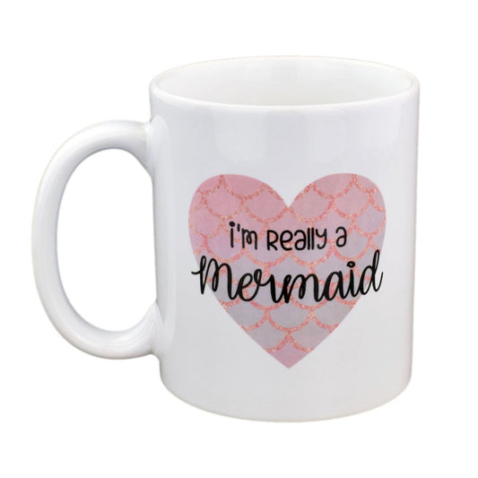 Mermaid Mug – I’m Really a Mermaid Coffee Cup | Ashton and Finch