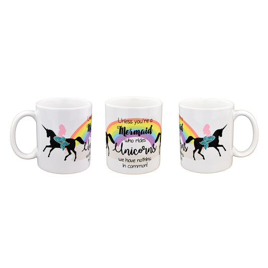 Mermaid and Unicorn Mug – Funny Quote Coffee Cup | Ashton and Finch