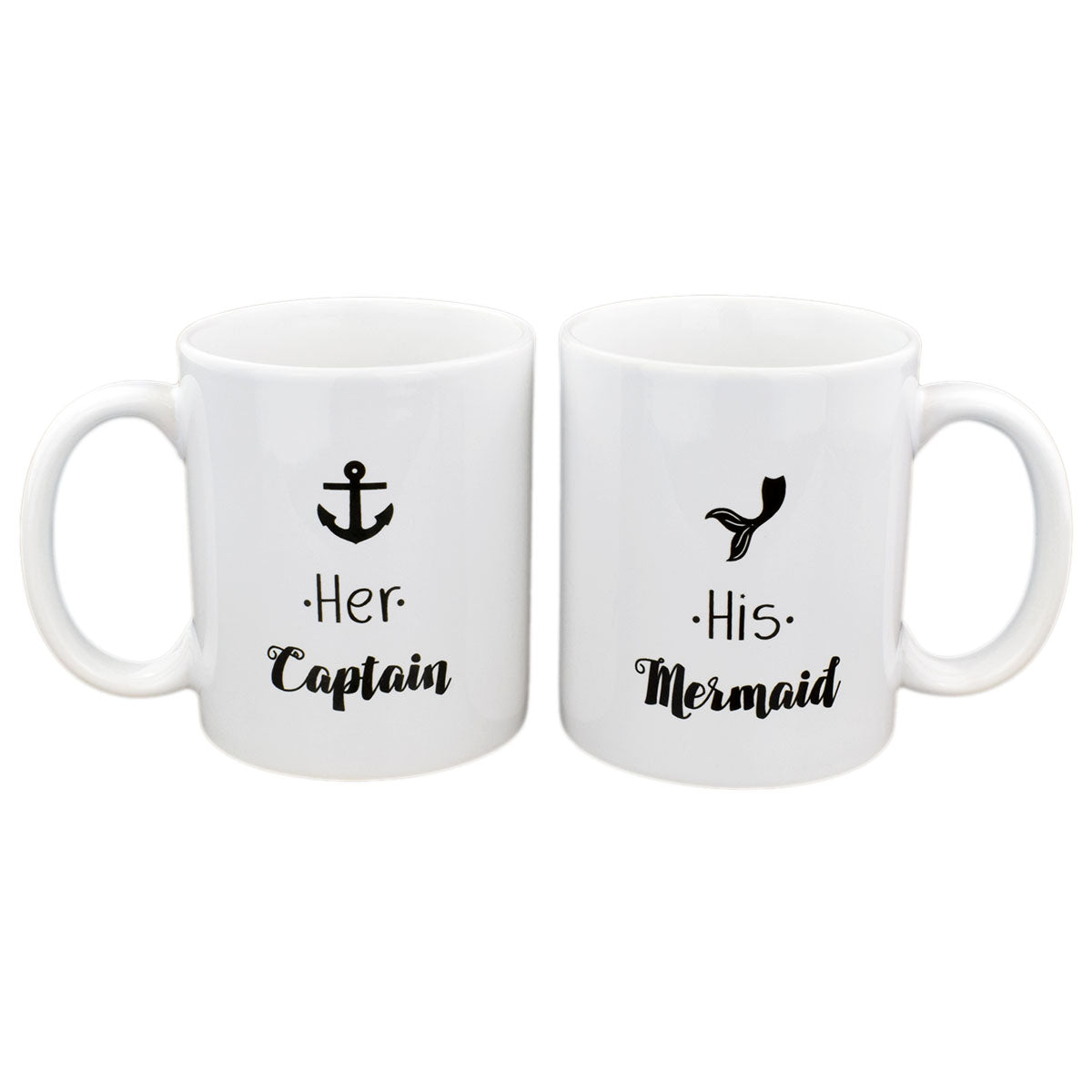 His and Hers Mug Set – Captain and Mermaid Cups | Ashton and Finch
