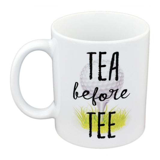 Golf Mug – Tea Before Tee Funny Coffee Cup | Ashton and Finch