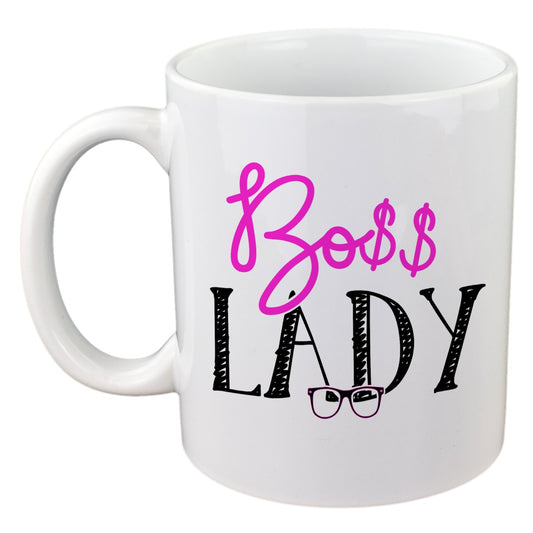 Boss Lady Mug – Fun Female Design Coffee Cup | Ashton and Finch