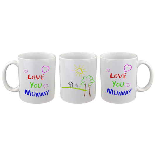 Love You Mummy Mug – Kids Drawing Coffee Cup | Ashton and Finch