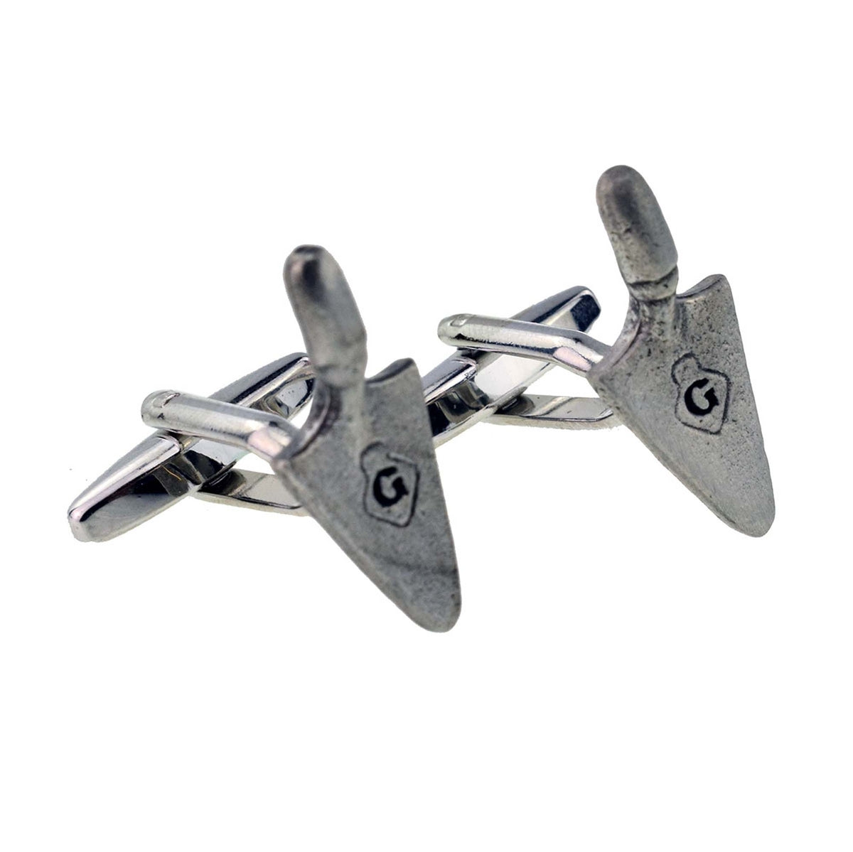 English Made Pewter Masonic with G Design Trowel Cufflinks | Ashton and Finch