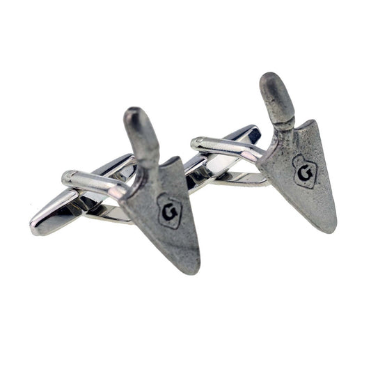 English Made Pewter Masonic with G Design Trowel Cufflinks | Ashton and Finch