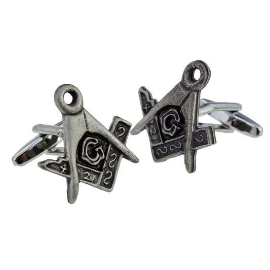 English Made Pewter Masonic Regalia with G Cufflinks | Ashton and Finch