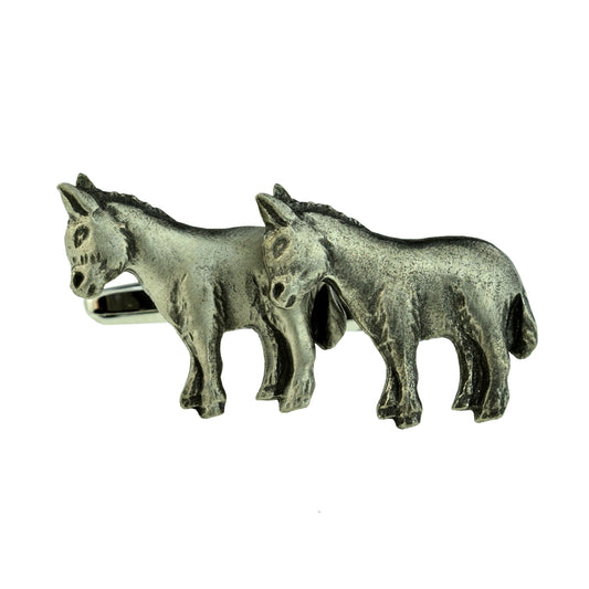 Donkey Animal English Pewter Cufflinks | Ashton and Finch