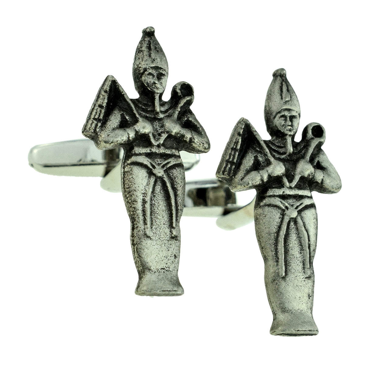 Egyptian Osiris English Pewter Cufflinks | Ashton and Finch