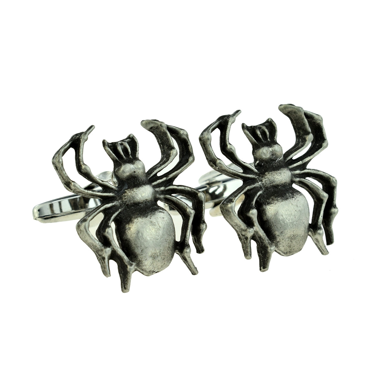 Creeping Spider Pewter Cufflinks | Ashton and Finch