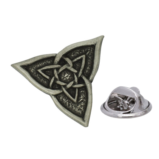 Celtic Triangle English Made Pewter Lapel Pin Badge