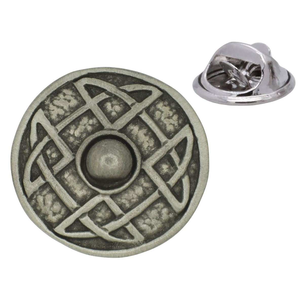 Celtic Shield English Made Pewter Lapel Pin Badge