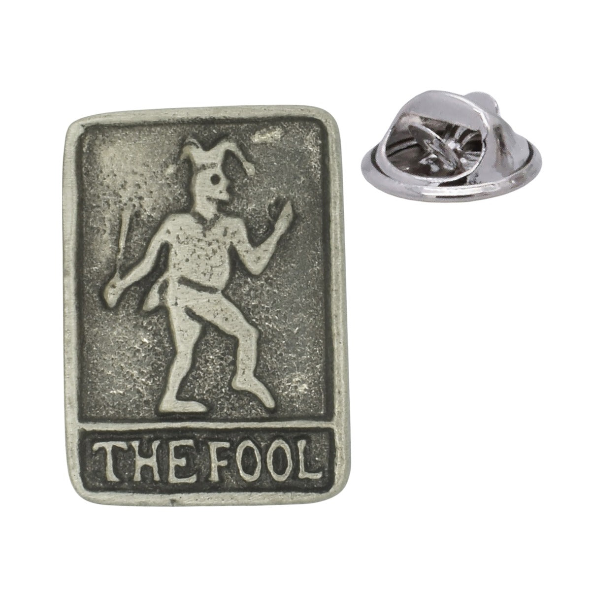 The Fool Tarot Card English Made Pewter Lapel Pin Badge