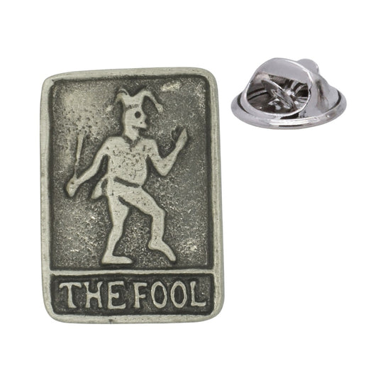 The Fool Tarot Card English Made Pewter Lapel Pin Badge