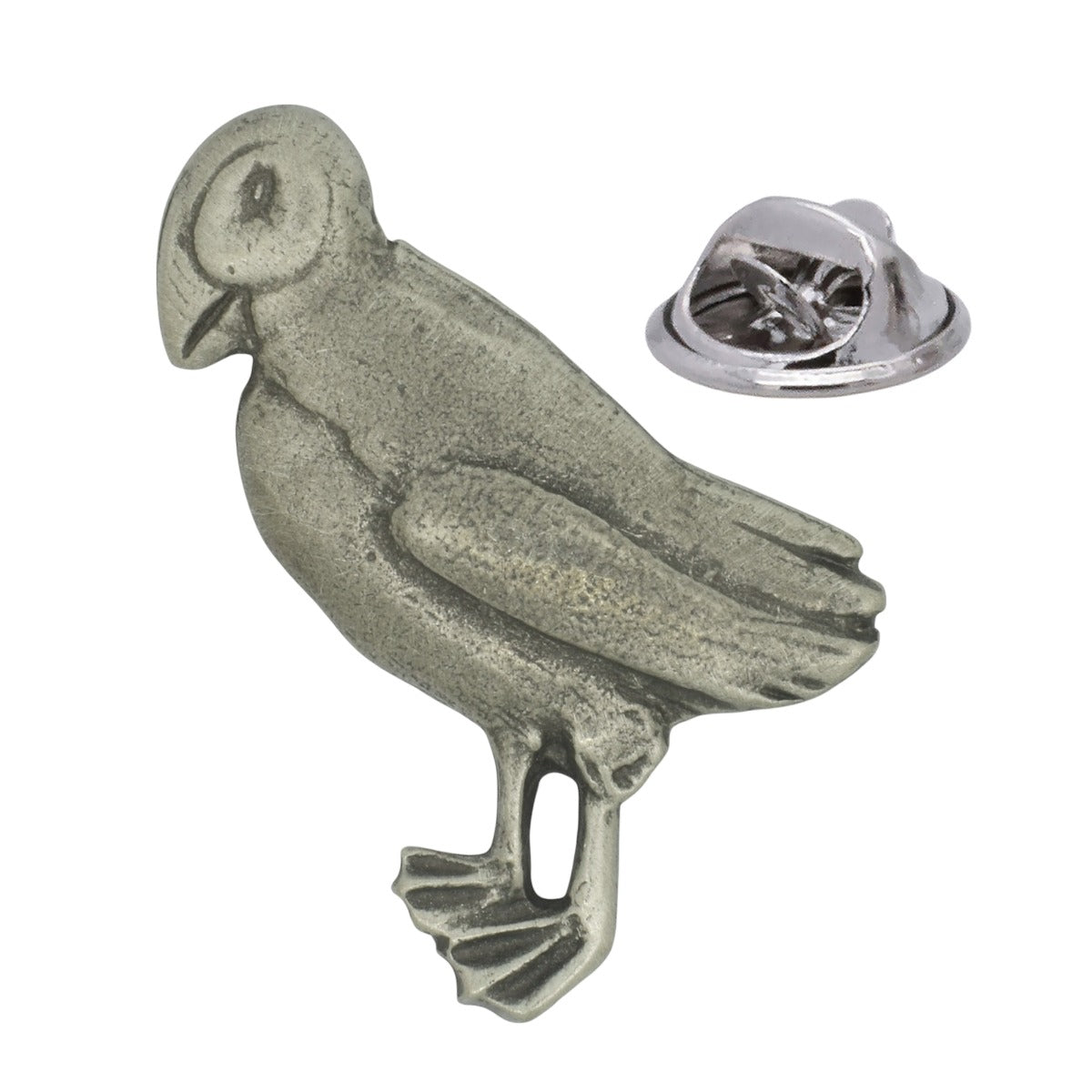 Puffin English Made Pewter Lapel Pin Badge