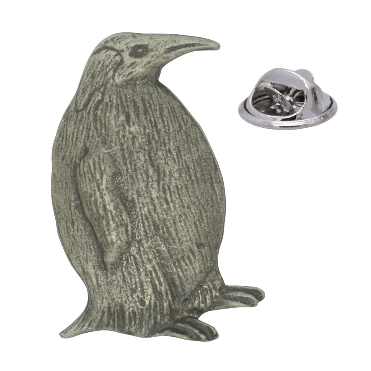 Penguin English Made Pewter Lapel Pin Badge