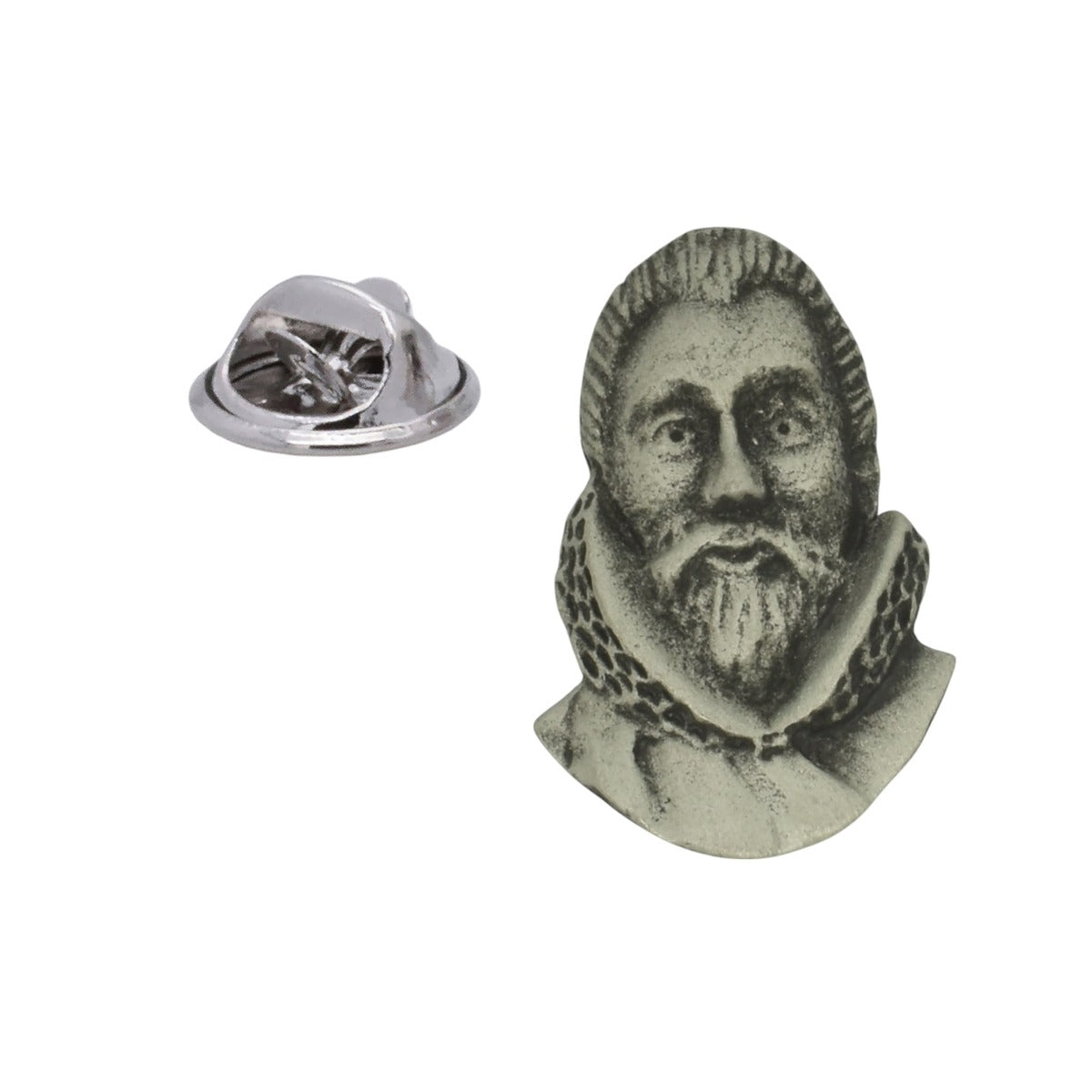 Francis Drake English Made Pewter Lapel Pin Badge
