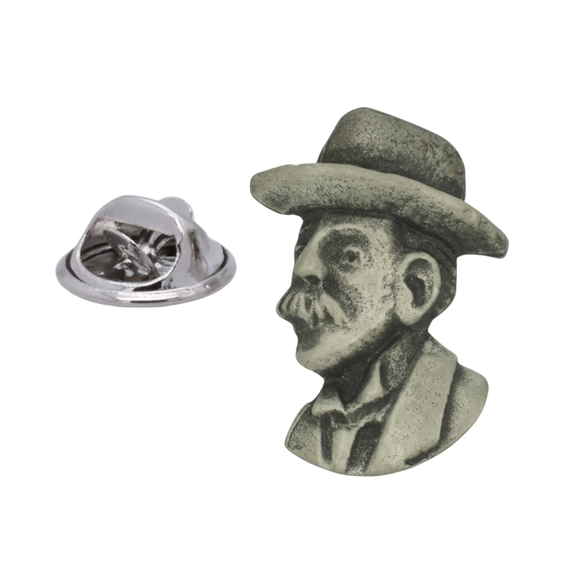 Hardy English Made Pewter Lapel Pin Badge