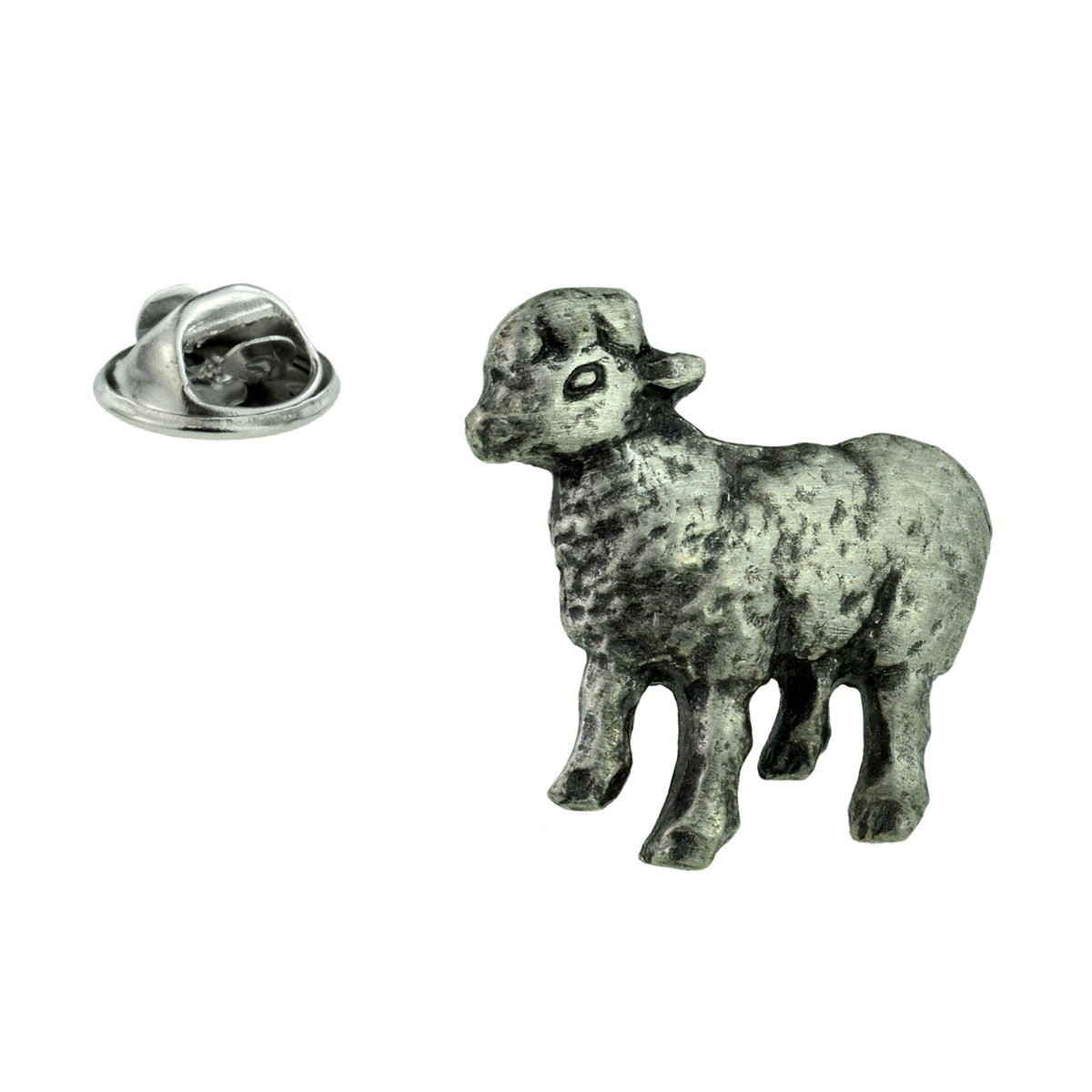 Sheep English Made Pewter Lapel Pin Badge