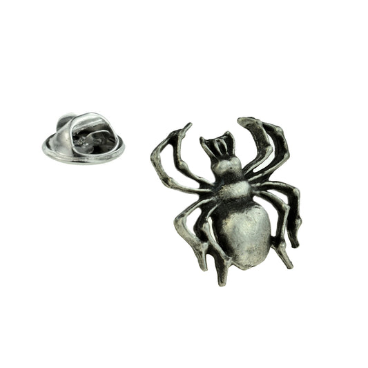 Spider Pewter English Made Pewter Lapel Pin Badge
