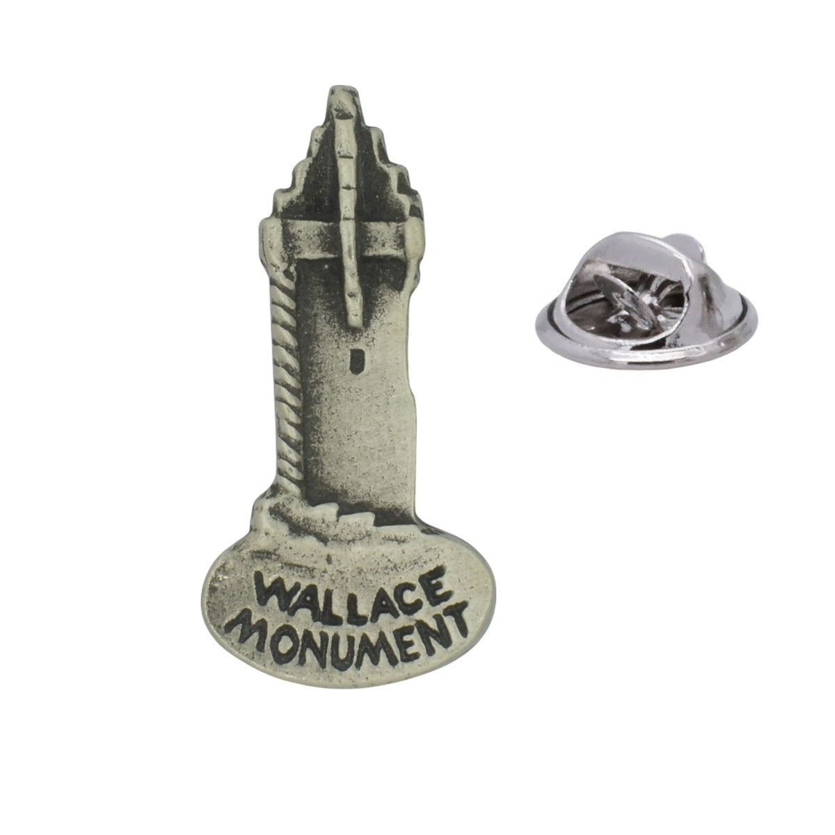 Wallace Monument English Made Pewter Lapel Pin Badge
