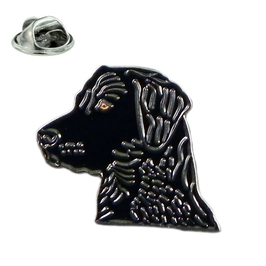 Black Labrador Dog Pets Head Metal Enamel Lapel Pin Badge