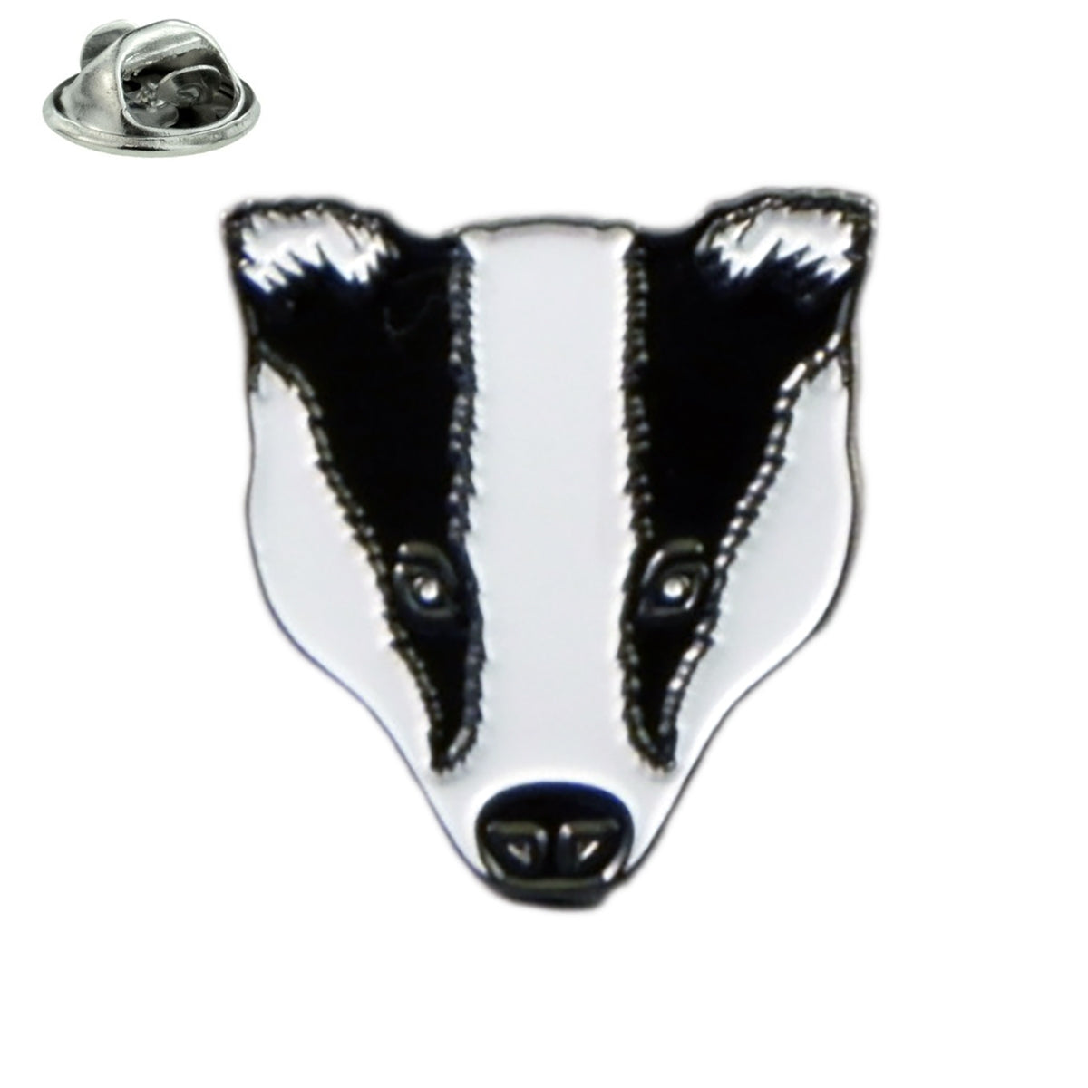 Badger Countryside Animal Metal Enamel Lapel Pin Badge