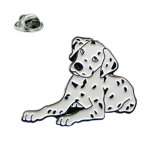 Dalmatian Puppy Dog Pet Metal and Enamel Lapel Pin Badge