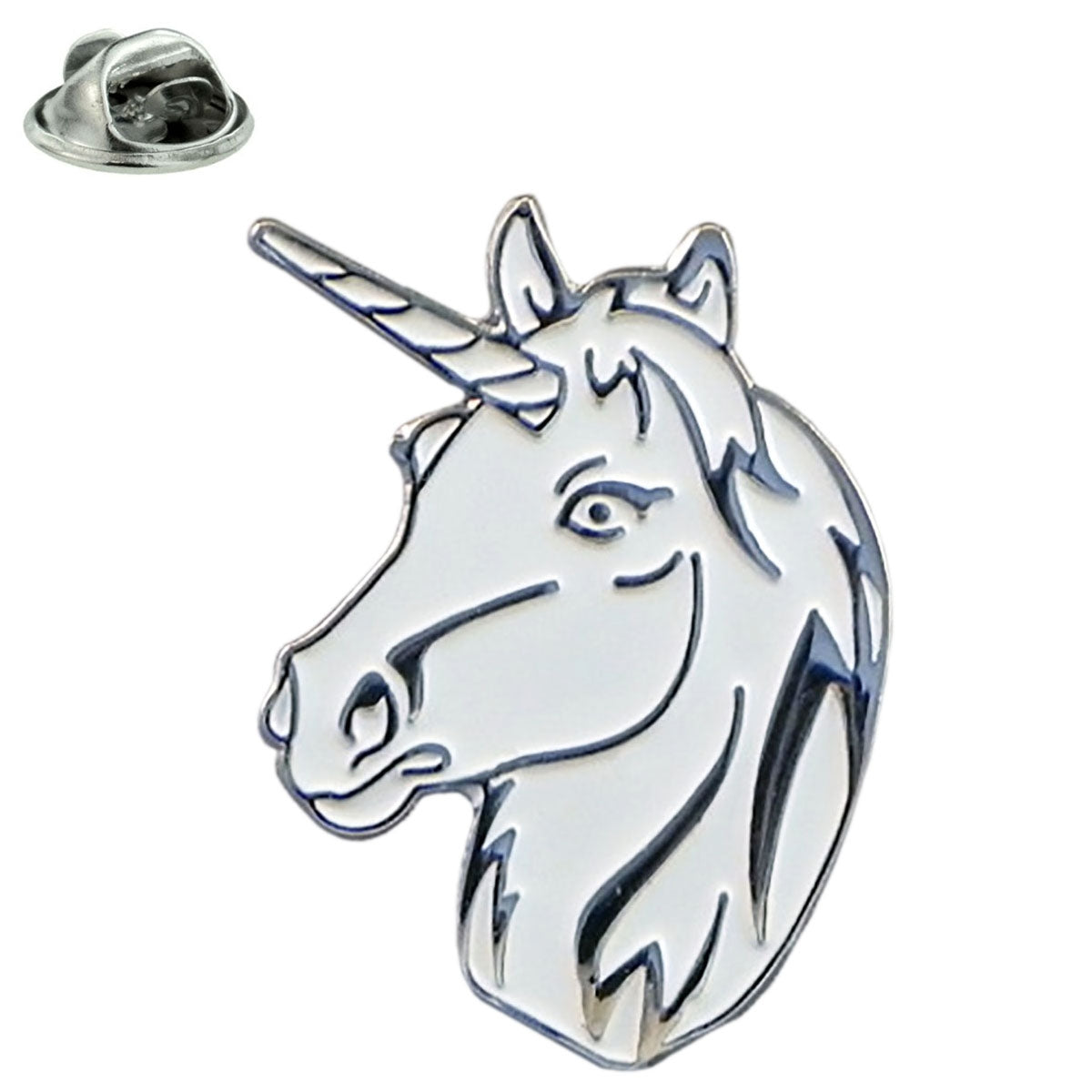 Fantasy Unicorn Horse Metal and Enamel Lapel Pin Badge