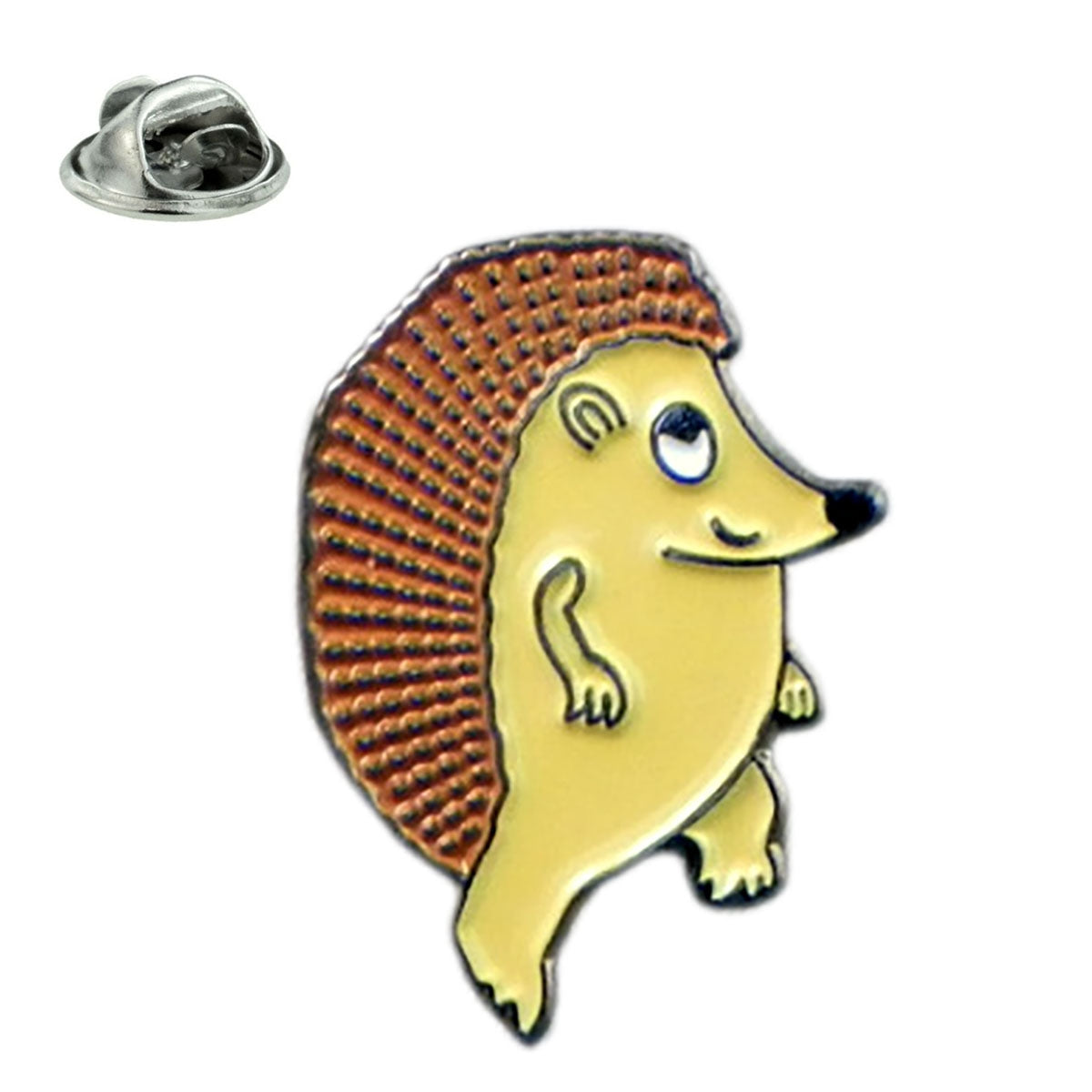 Cartoon Hedgehog Animal Metal and Enamel Lapel Pin Badge