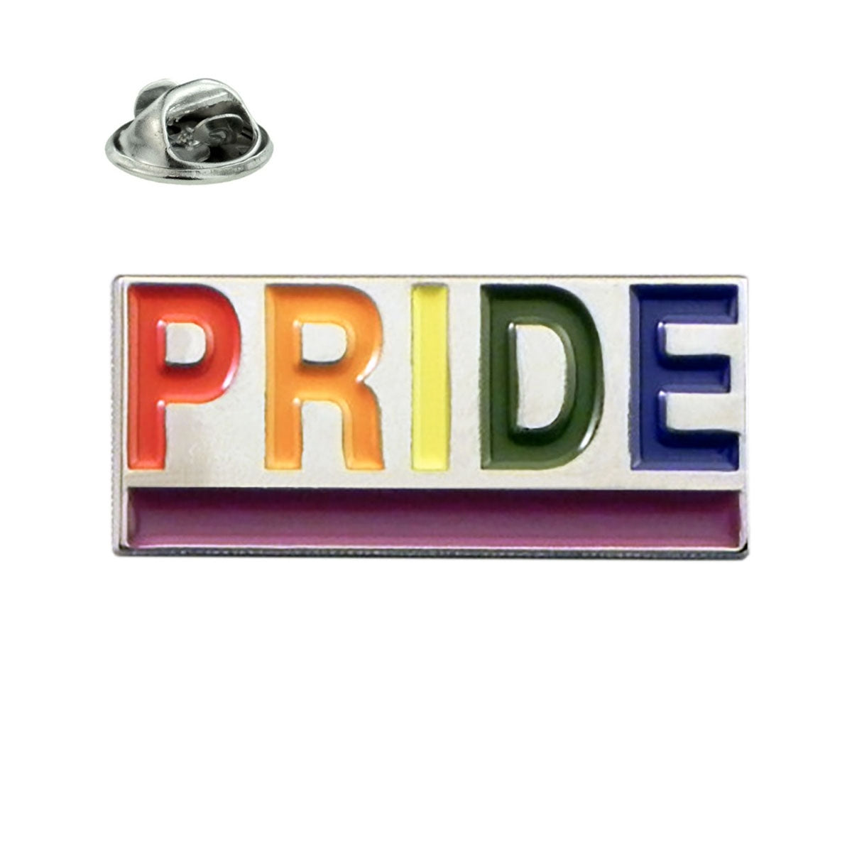 Rainbow Gay PRIDE Metal and Enamel Lapel Pin Badge