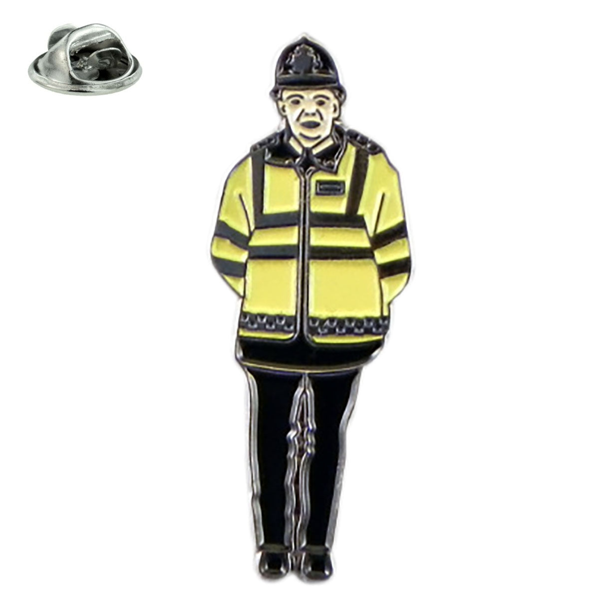 Police Officer Policeman Bobby on the beat Metal and Enamel Lapel Pin Badge