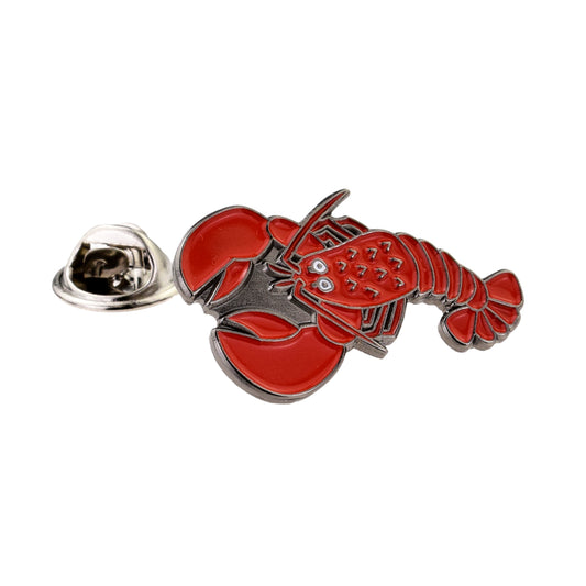 Lobster Marine Animal Metal Enamel Lapel Pin Badge