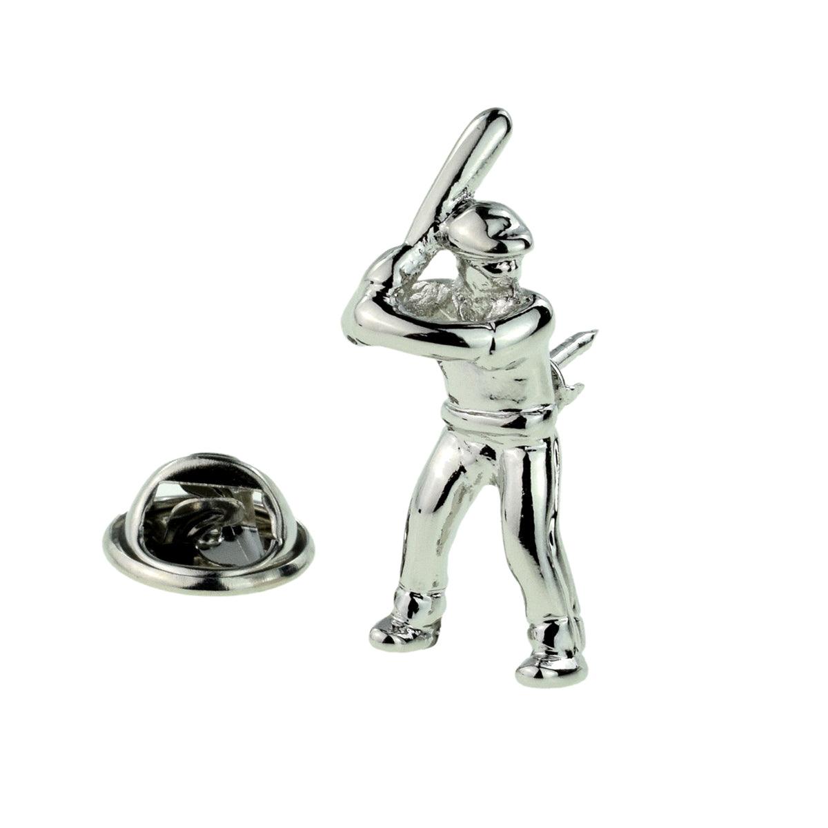 Baseball Batter Lapel Pin Badge
