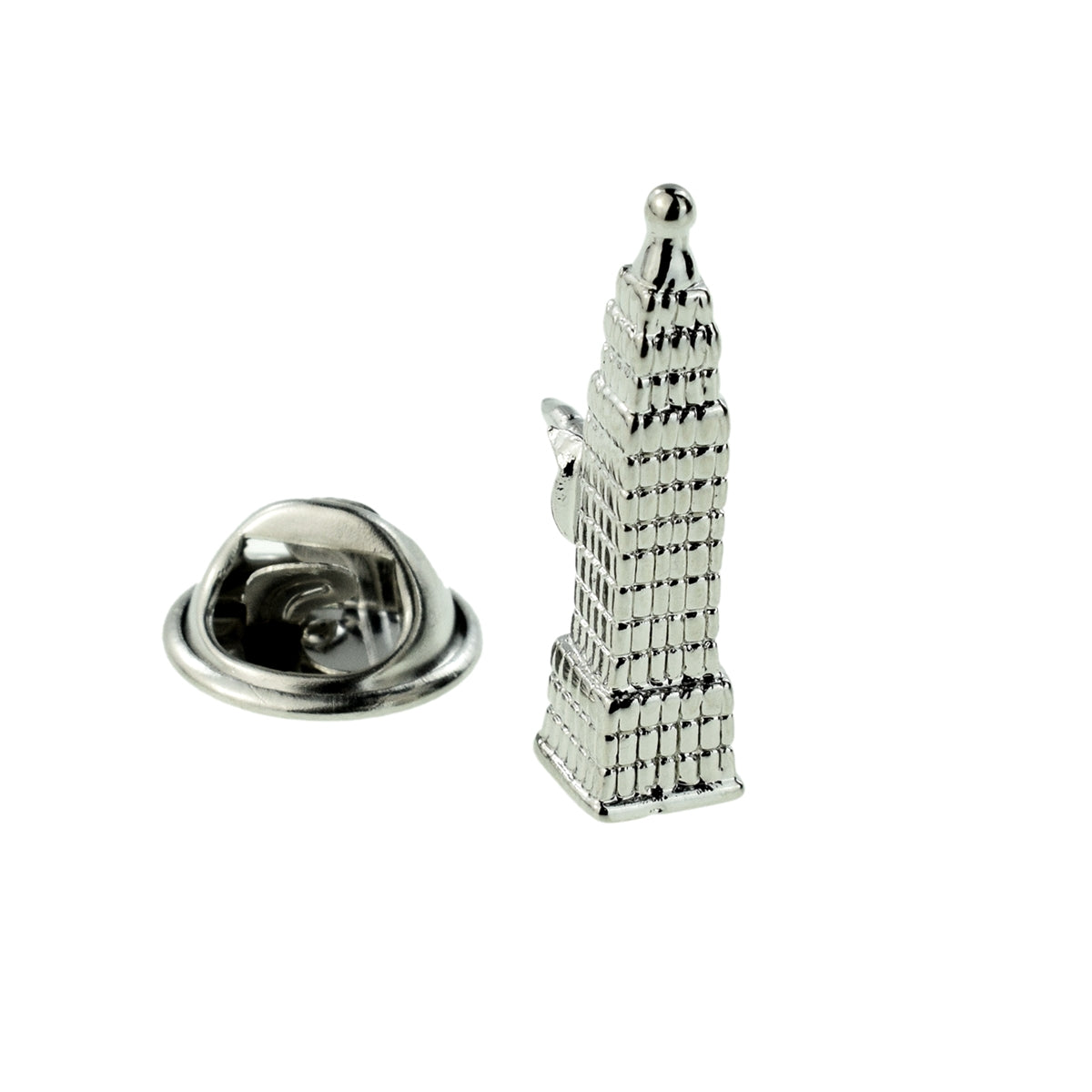 New York Skyscraper Design Lapel Pin Badge