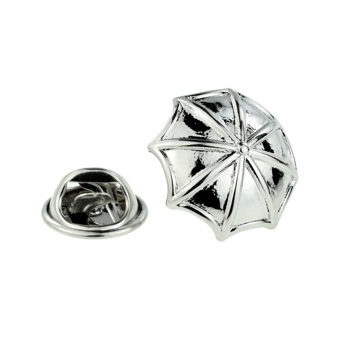 Open Umbrella Design Lapel Pin Badge