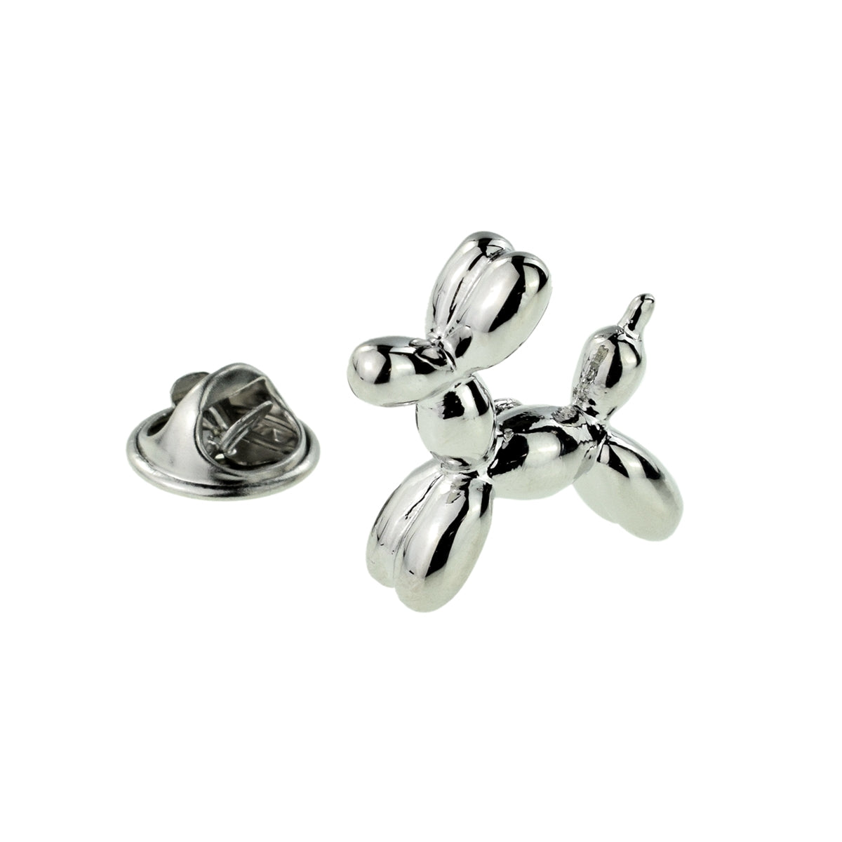 Balloon Dog Design Lapel Pin Badge