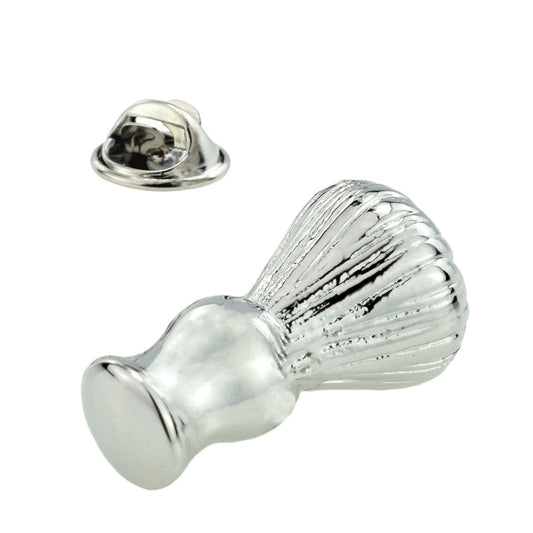 Shaving Brush Design Lapel Pin Badge
