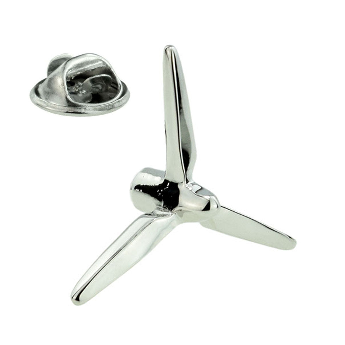 Wind Turbine Design Lapel Pin Badge