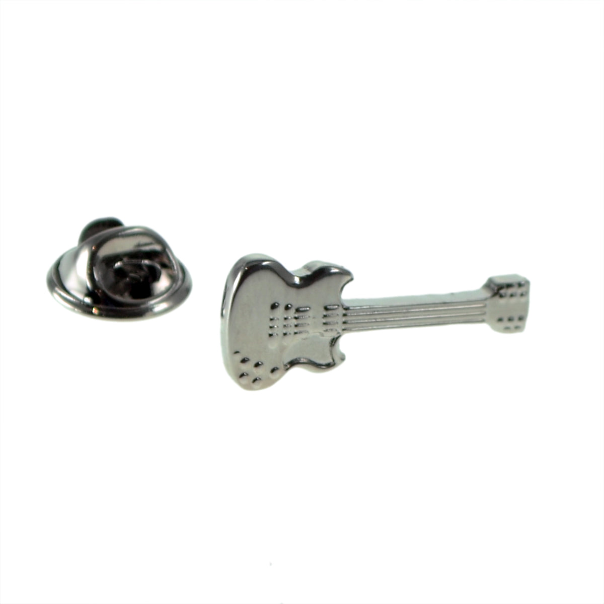 Retro Electric Guitar Lapel Pin Badge