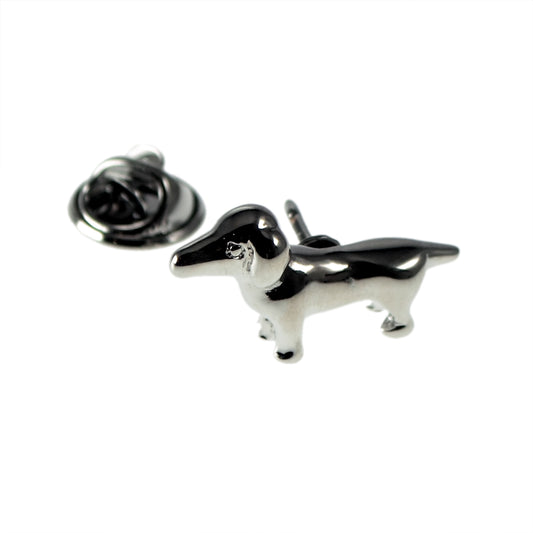 Fun Dachshund Lapel Pin Badge