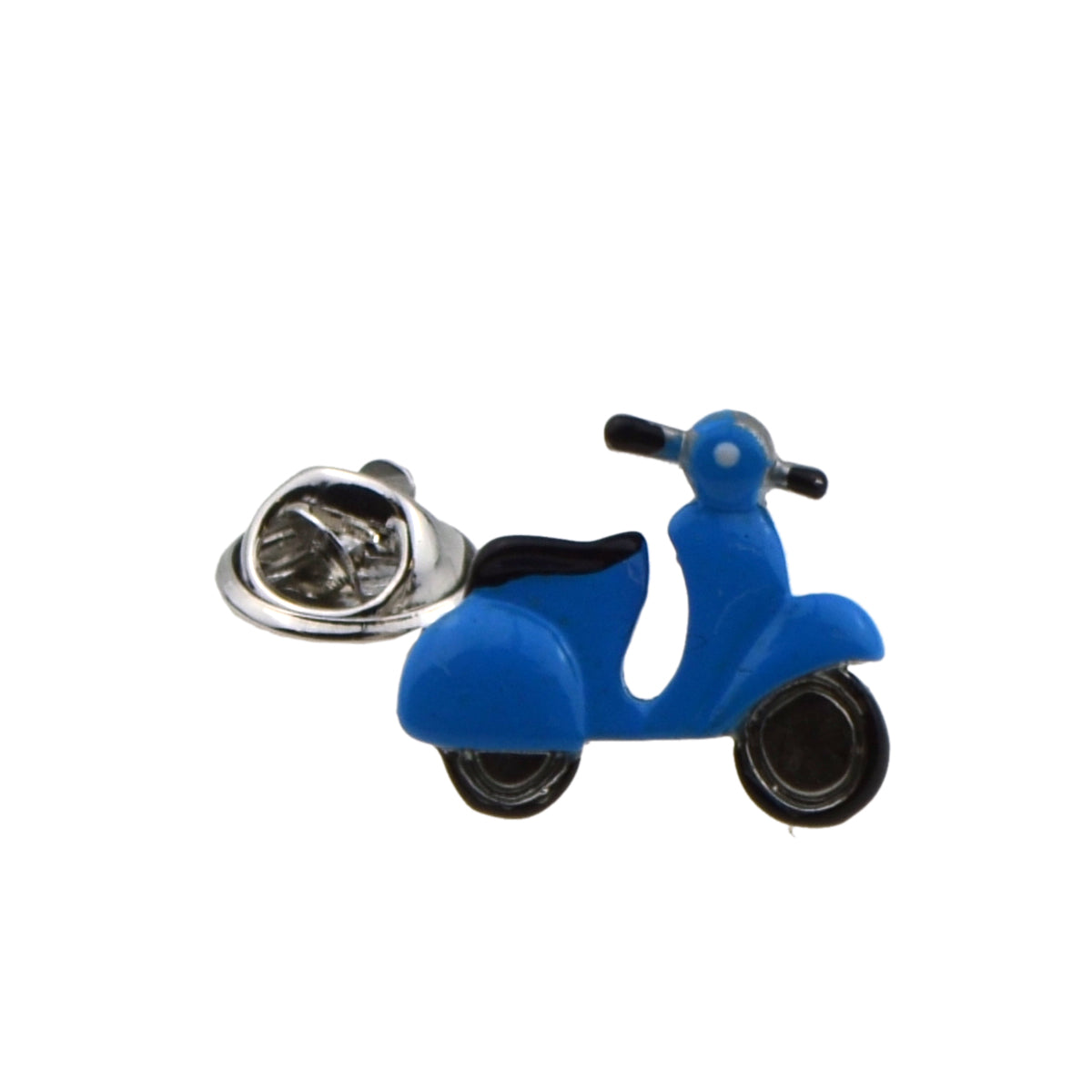 Blue Scooter Lapel Pin Badge