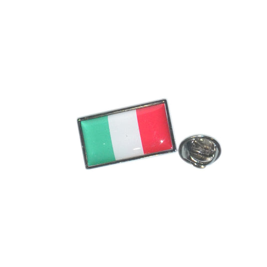 Italian Flag Lapel Pin Badge