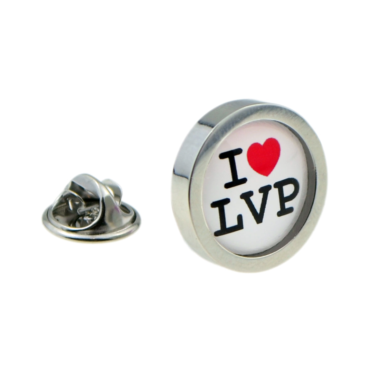 I Love Liverpool (LVP) Lapel Pin Badge