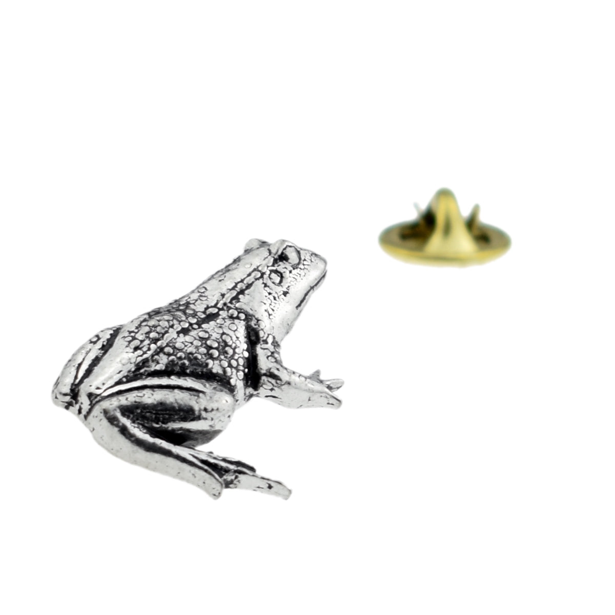 Frog (toad) Pewter Lapel Pin Badge