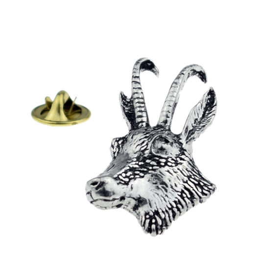 Gams facing left English Pewter Lapel Pin Badge