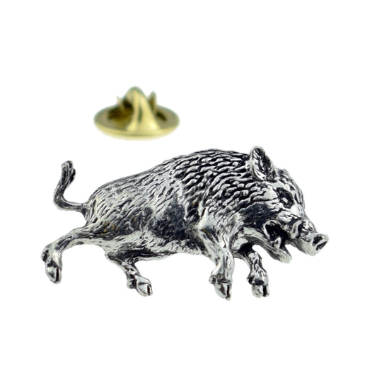 Wild Boar (3) Pewter Lapel Pin Badge